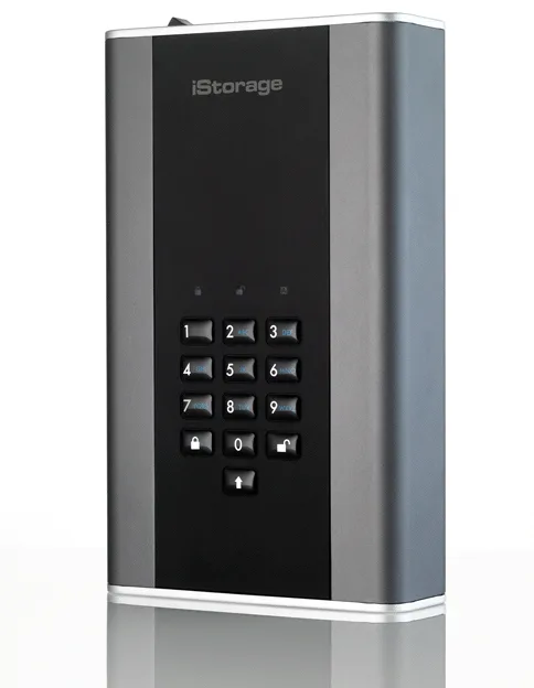 iStorage iStorage diskAshur DT2 12TB external hard drive IS-DT2-256-12000-C-X — produktbild