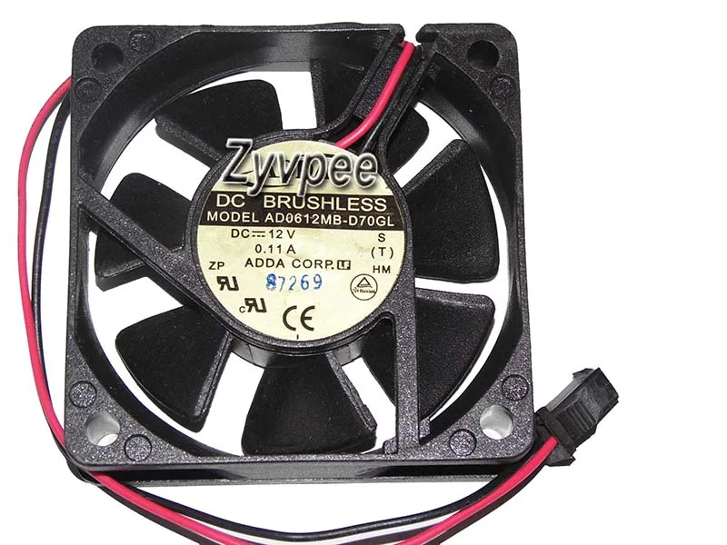 Zyvpee Zyvpee AD0612MB-D70GL 60x15mm 12V 0.11A 2-pin case fan — 商品写真
