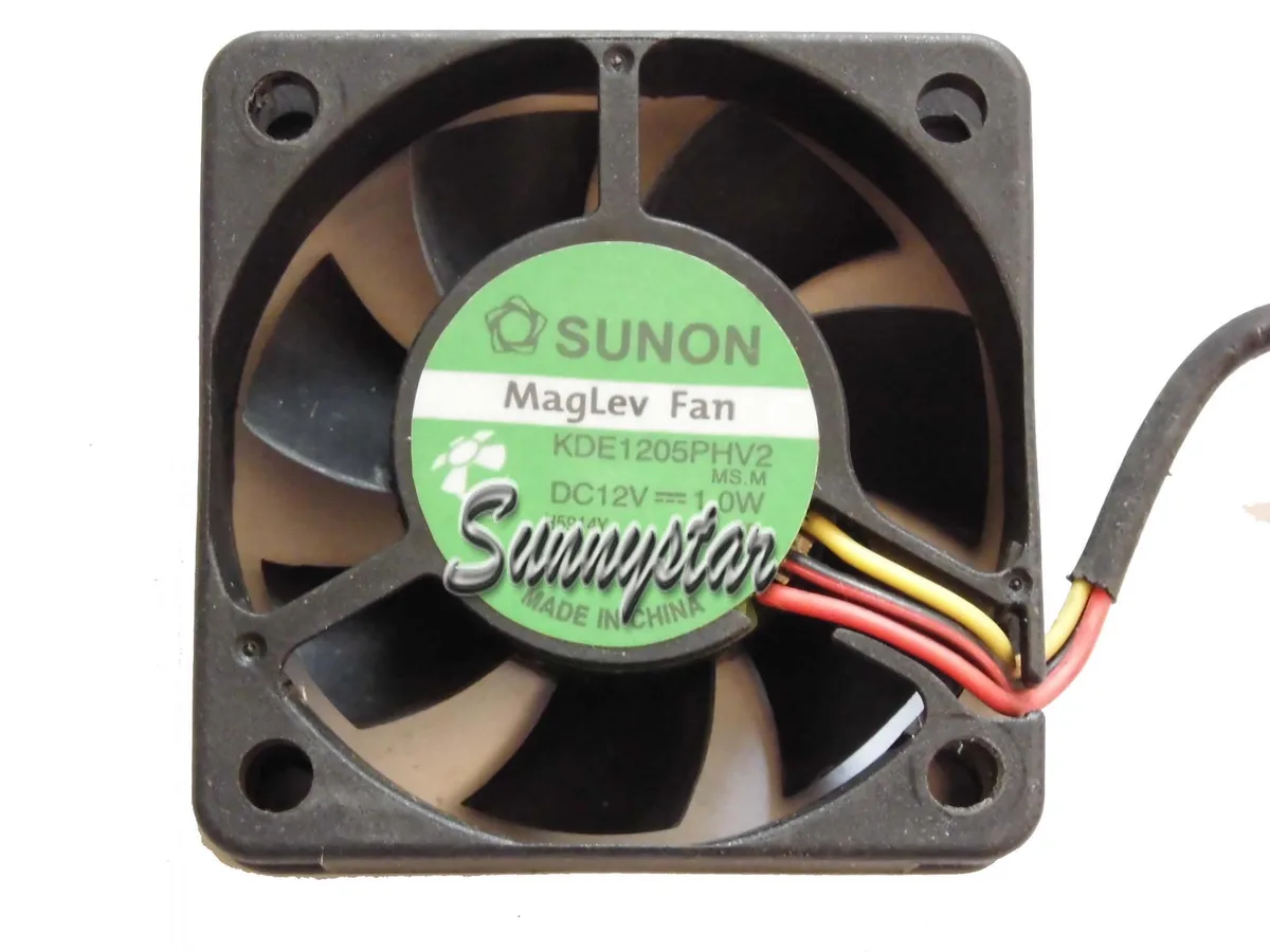 Small black square 50mm CPU fan with 3-pin connector