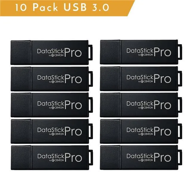 Centon Electronics Centon MP ValuePack USB 3.0 Pro 128GB 10-pack Black — ภาพสินค้า