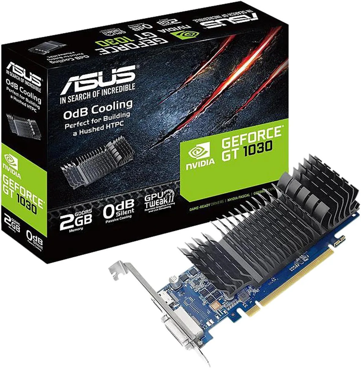 ASUS ASUS GeForce GT 1030 GT1030-SL-2G-BRK 2GB GDDR5 graphics card — toote foto
