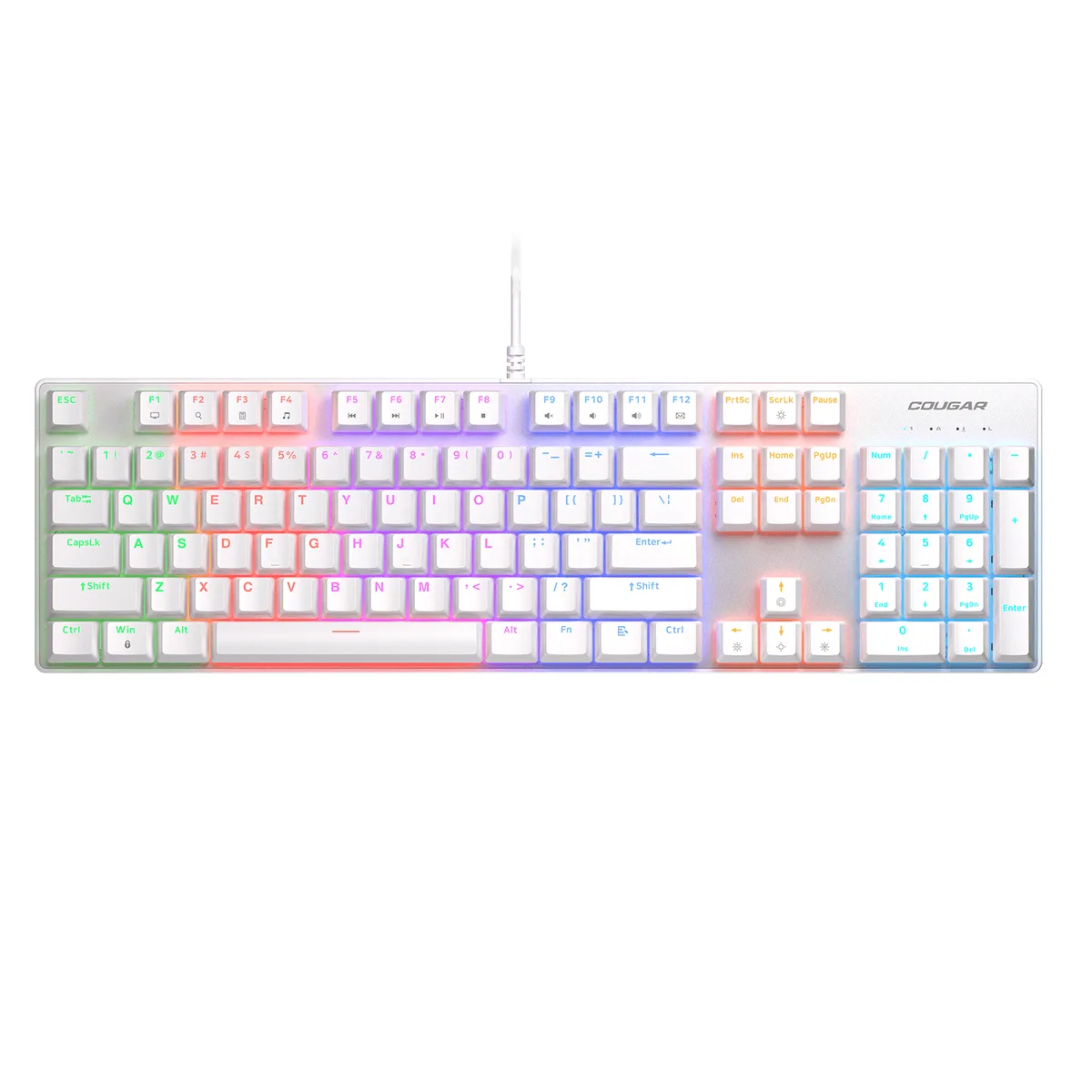 COUGAR COUGAR Ultimus EX White Gaming Keyboard — fotografia produktu