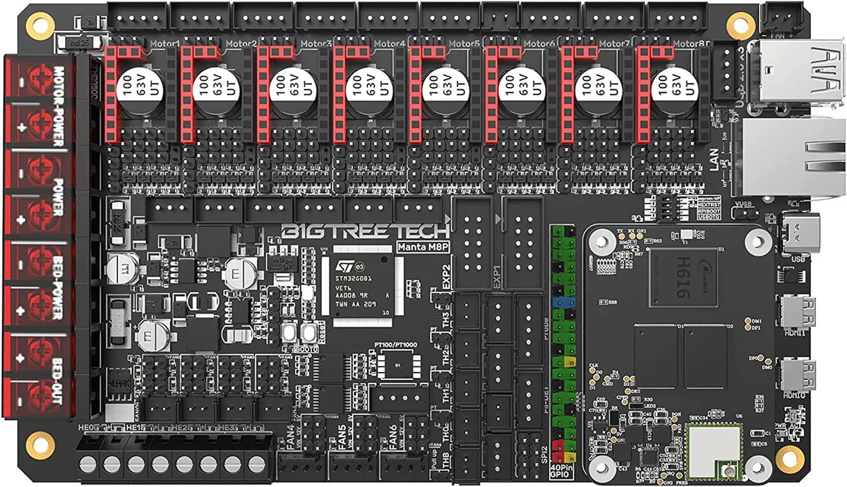 WaveShare WaveShare BIGTREETECH Manta M8P V1.0 32Bit development board — toote foto
