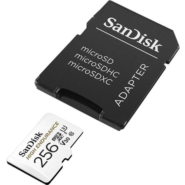 SanDisk SanDisk High Endurance 256GB microSDXC 100MB/s 40MB/s SDSQQNR-256G-AN6IA memory card — φωτογραφία προϊόντος