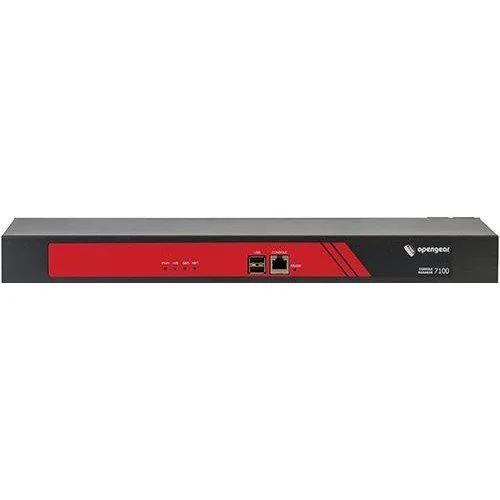 Silver 1U rack-mount server with 48 serial ports and dual power supplies