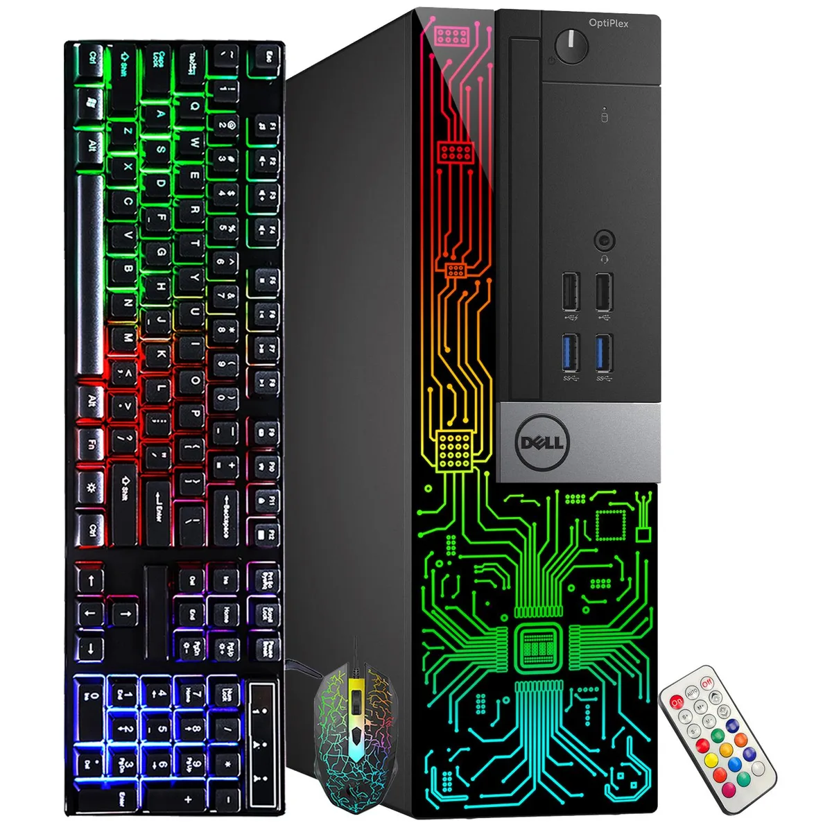 DELL DELL OptiPlex 5060 RGB Gaming Desktop PC i5-8500 32GB 1TB GT 730 — photo du produit