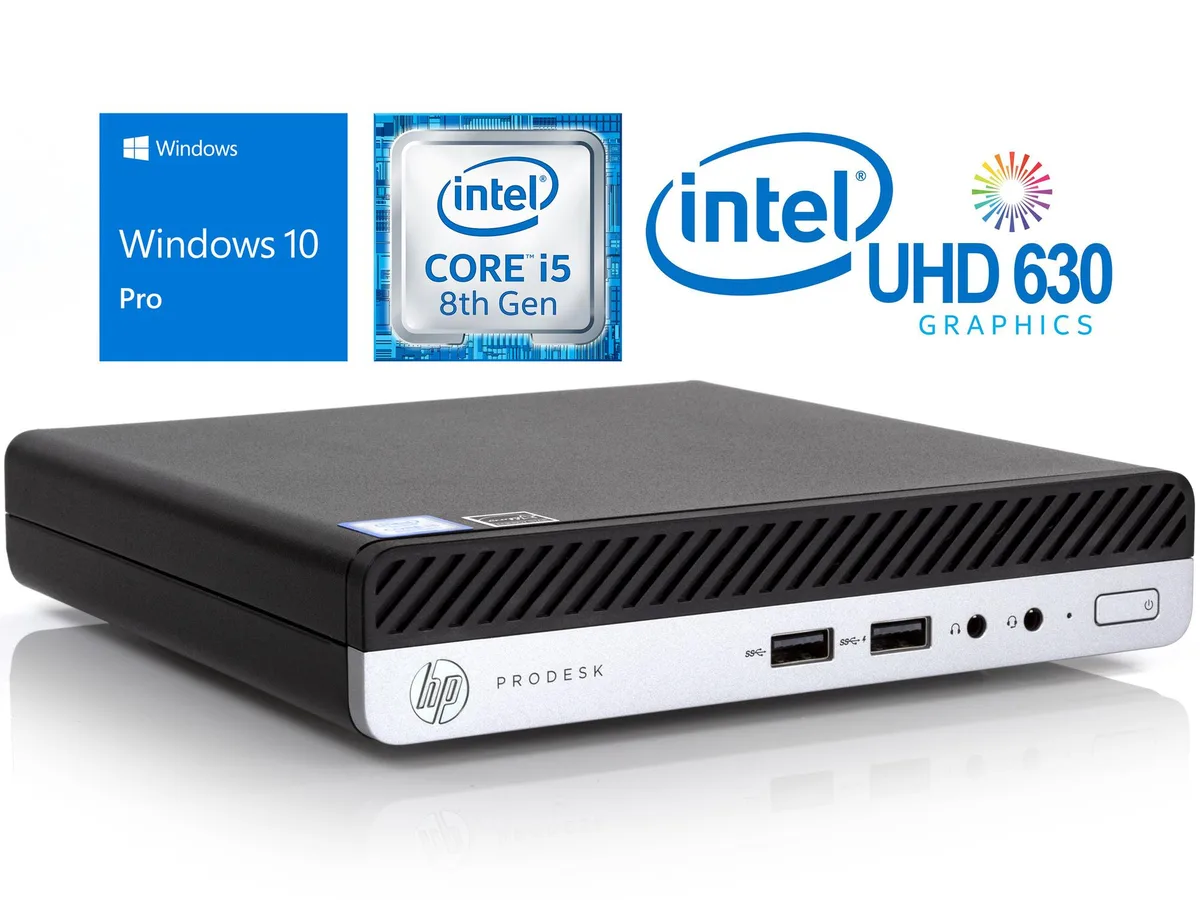 HP HP ProDesk 400 G4 barebone mini PC i5-8500T 16GB 512GB NVMe Windows 10 Pro — product photo