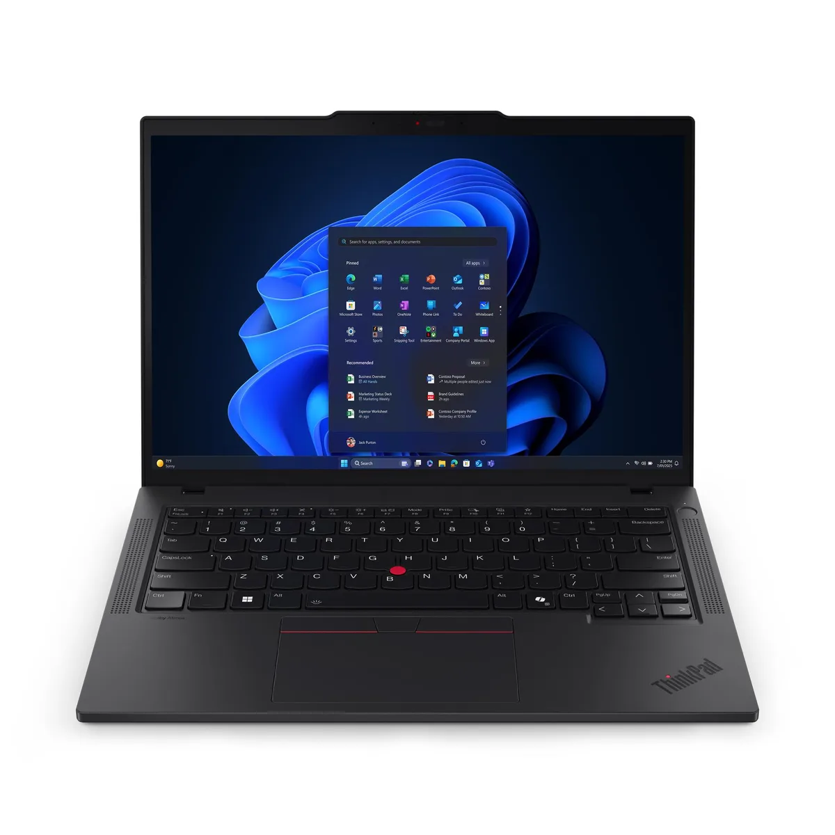 Lenovo Lenovo ThinkPad T14 Gen 6 laptop, Intel Core Ultra 7 258V, 32GB DDR5, 1TB NVMe — photo du produit
