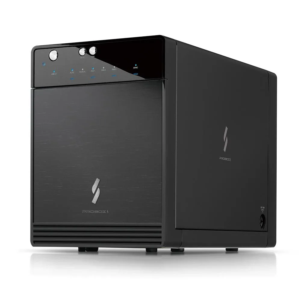 Mediasonic Mediasonic HF7-SU31C 4-bay 3.5" SATA drive enclosure USB 3.2 Gen 2 10Gbps Type-C — Produktfoto
