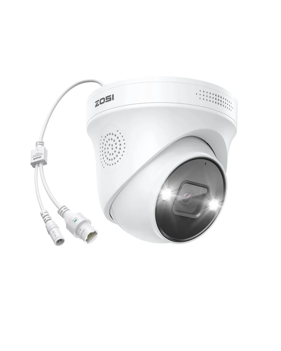  ZOSI ZM2258D 8MP PoE Dome Network Camera — product photo
