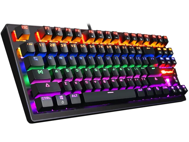 INMISS INMISS MK1 87-Key Mechanical Gaming Keyboard Blue Switches Black — toote foto