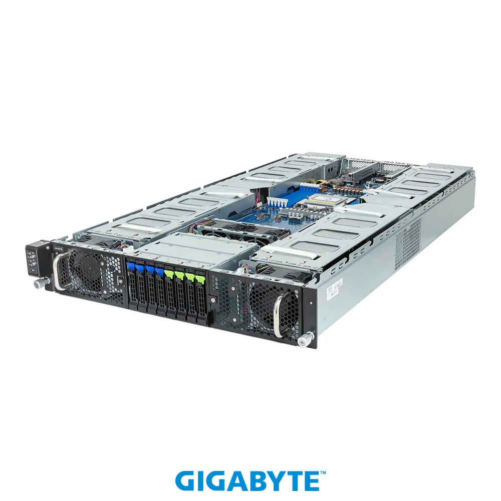 GIGABYTE GIGABYTE G293-Z22-AAP1 barebone server 2U AMD EPYC 9004 8 GPU — fotografija proizvoda