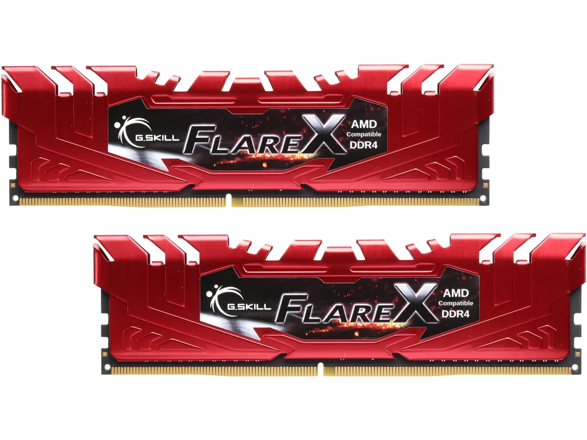 G.SKILL G.SKILL Flare X 16GB (2x8GB) DDR4 2400 CL15 desktop RAM F4-2400C15D-16GFXR — product photo