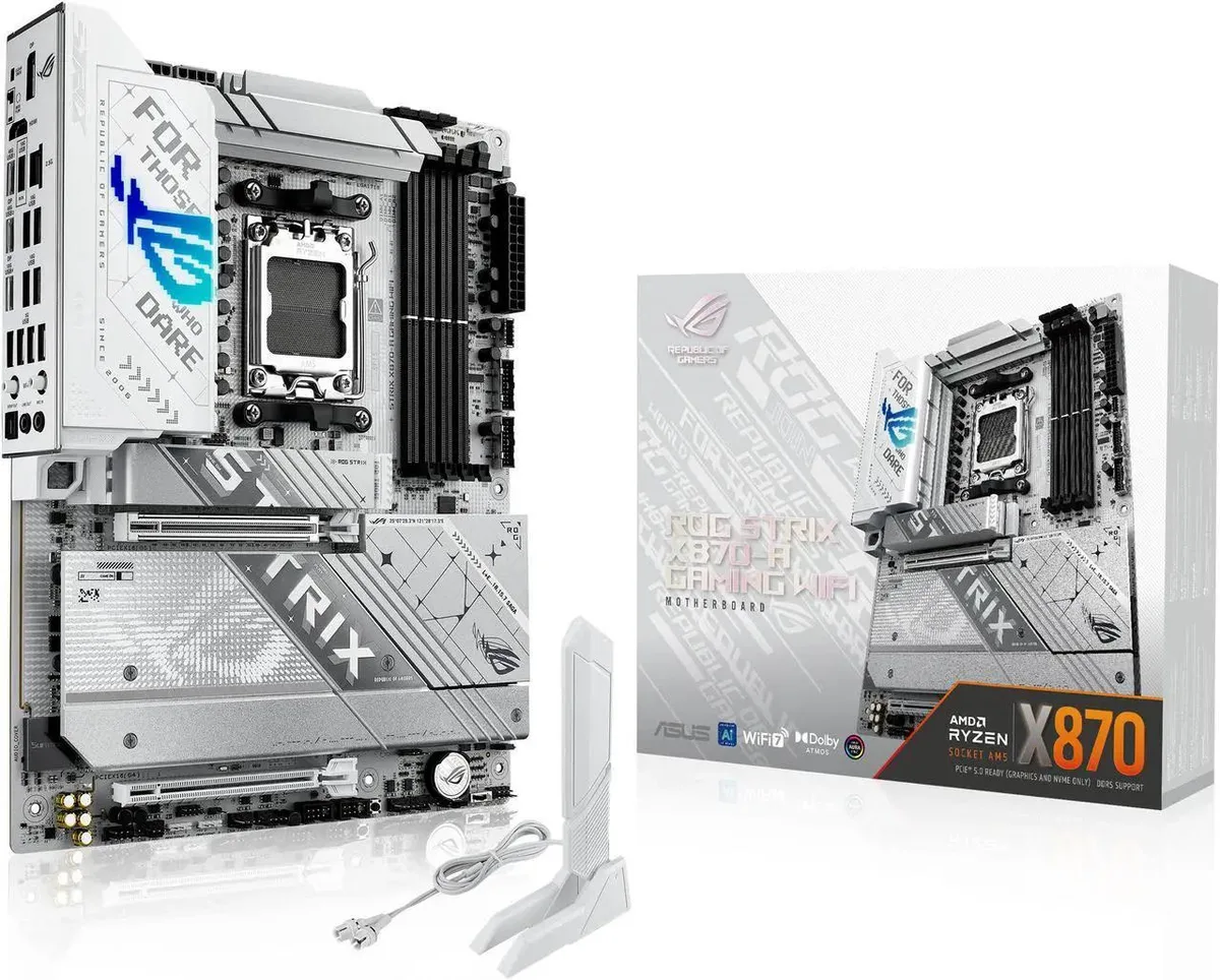 ASUS ASUS ROG STRIX X870-A GAMING WIFI AMD motherboard 16+2+2 power stages — photo du produit