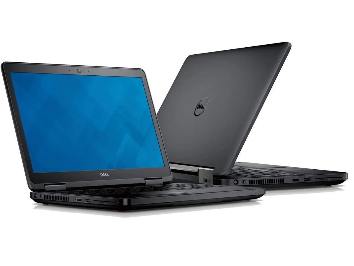 Black Dell Latitude E5540 15.6 inch laptop closed lid