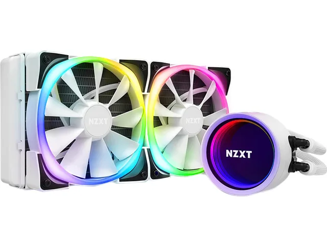 NZXT NZXT Kraken X53 RGB 240mm Liquid Cooler RL-KRX53-RW White — product photo