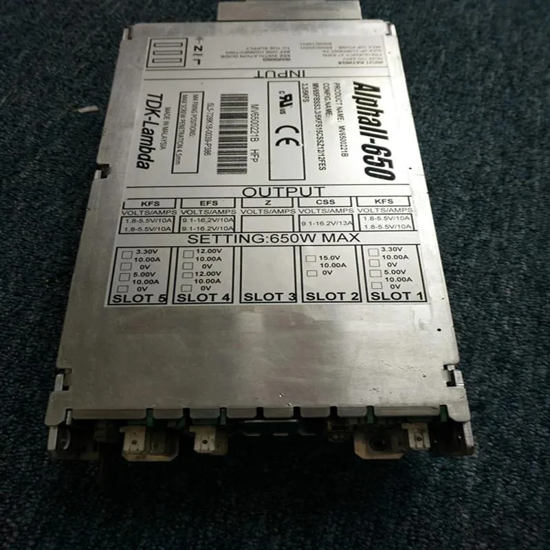 KHACHIMO KHACHIMO 650W ATX Power Supply For TDK-LAMBDA AIphaII-650 MV6500314A MV6500221B — photo du produit