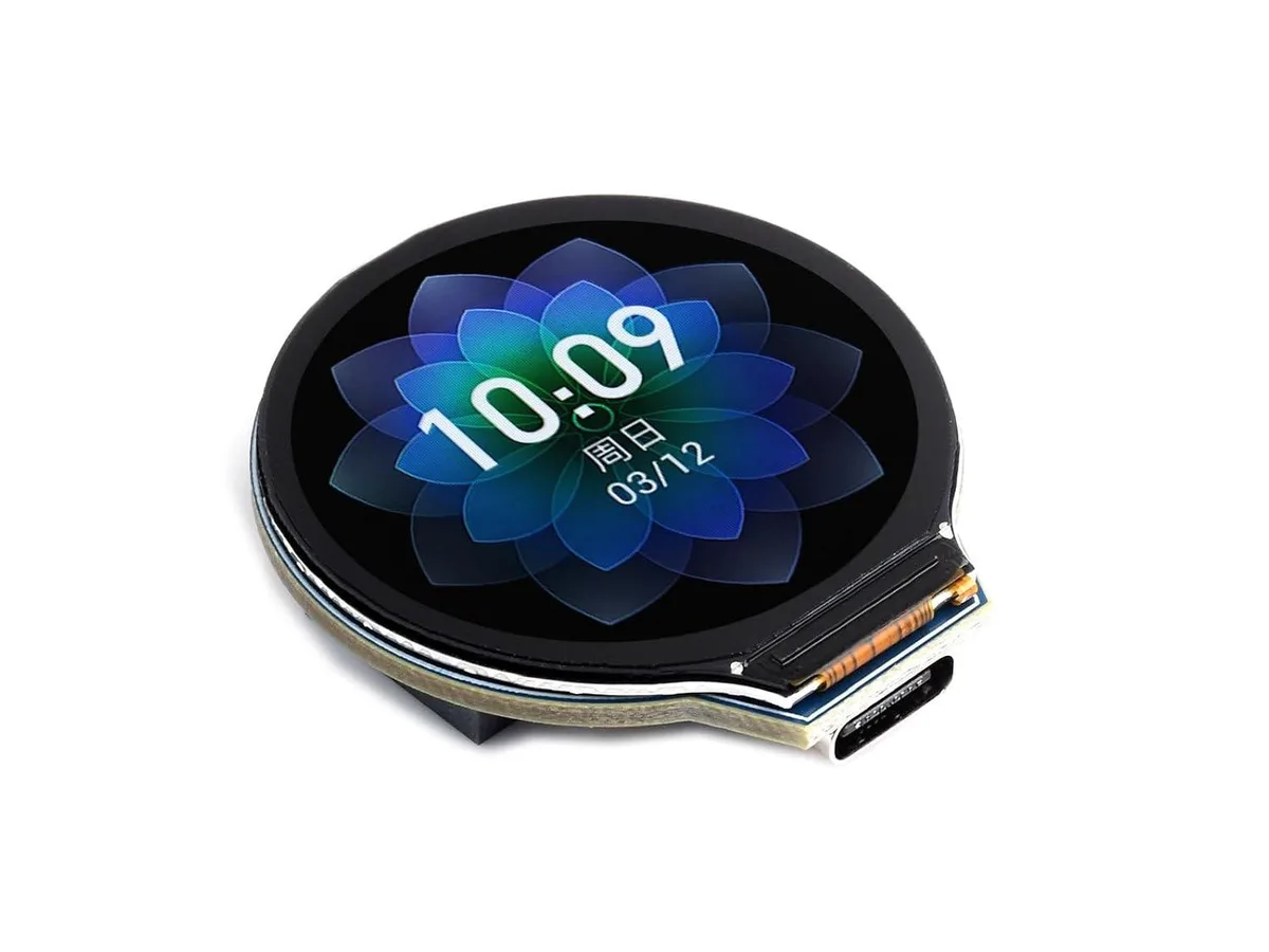 LORDWORLD LORDWORLD ESP32-S3 Development Board 1.28in Round LCD 2MB PSRAM 16MB Flash — 商品照片