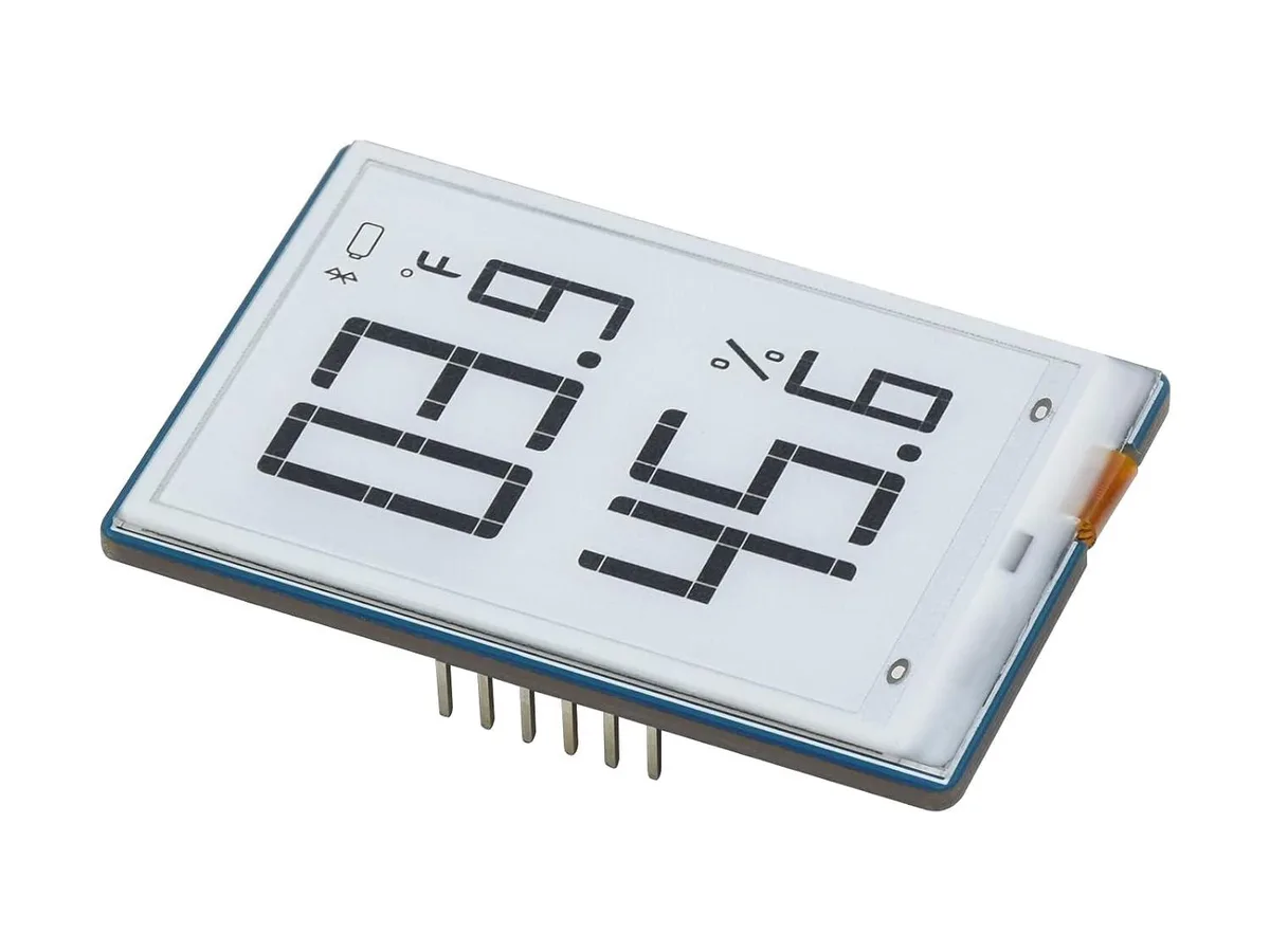 LORDWORLD LORDWORLD 1.9inch Segment E-Paper Module 91 Segments Black/White I2C development board — produkto nuotrauka