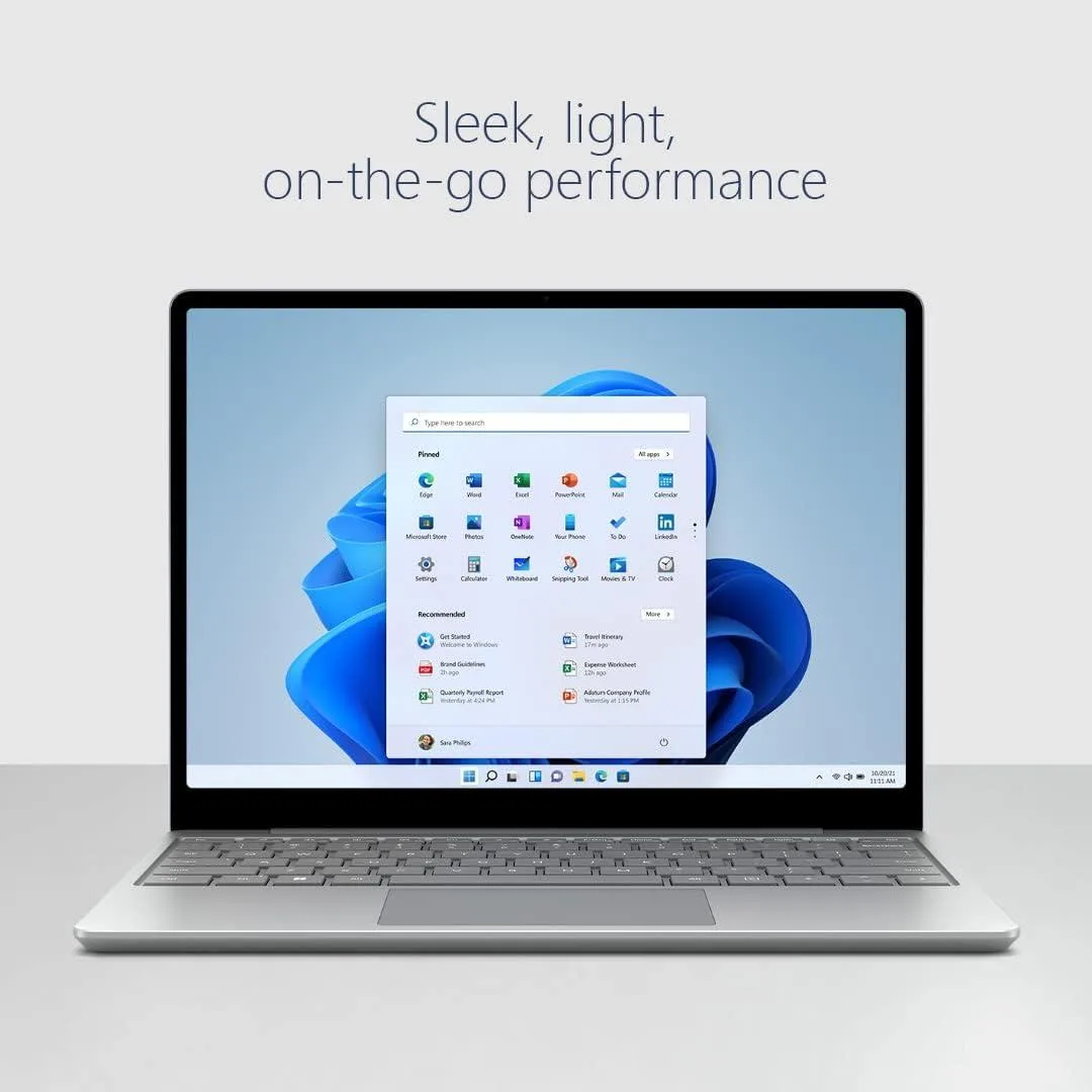Microsoft Microsoft Surface Laptop Go 2 12.4" i5-1135G7 16GB 256GB Silver — φωτογραφία προϊόντος