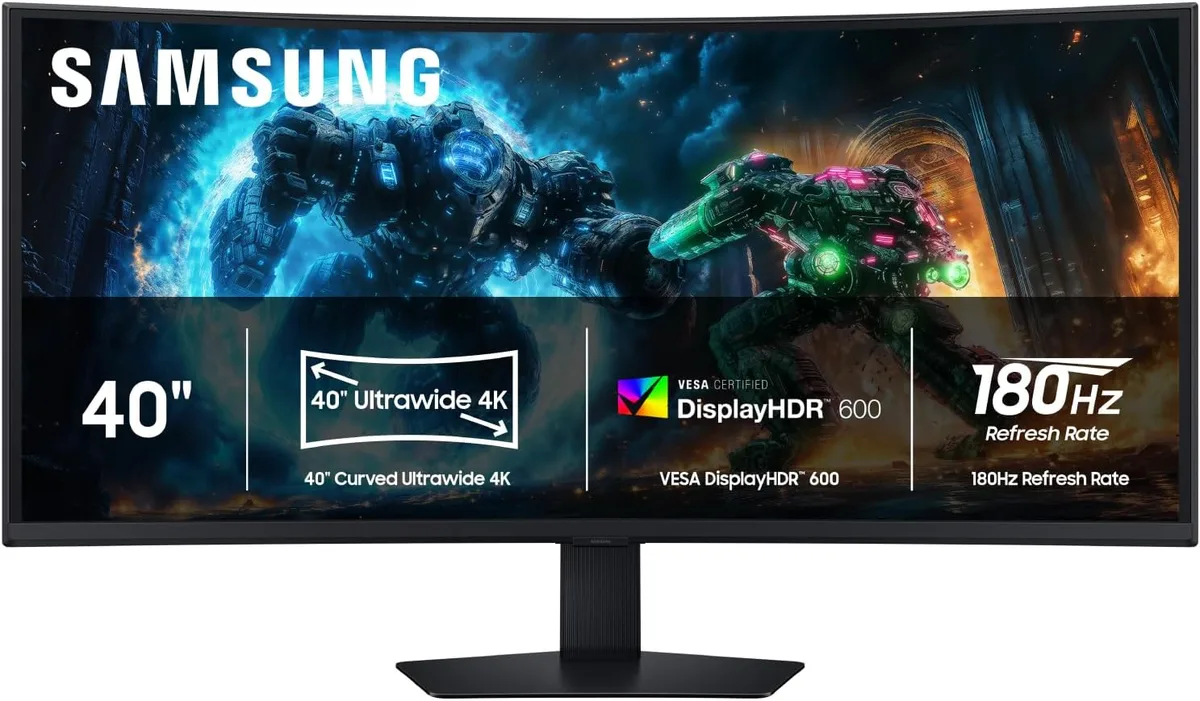 SAMSUNG SAMSUNG Odyssey G7 40" 5K 180Hz Curved Gaming Monitor LS40FG75DENXZA — product photo