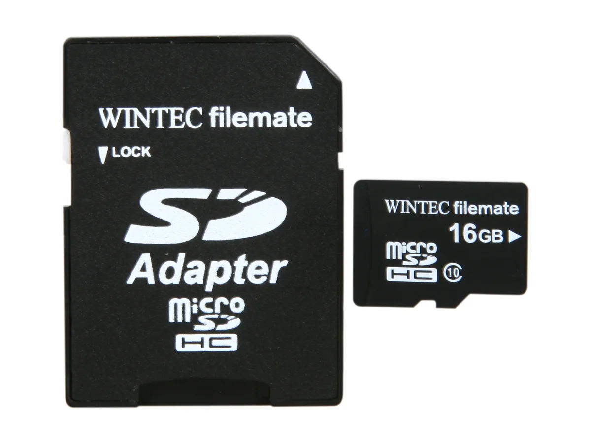 Wintec Industries Wintec Industries 3FMUSD16GBC10-R 16GB Class 10 microSDHC memory card — foto produk