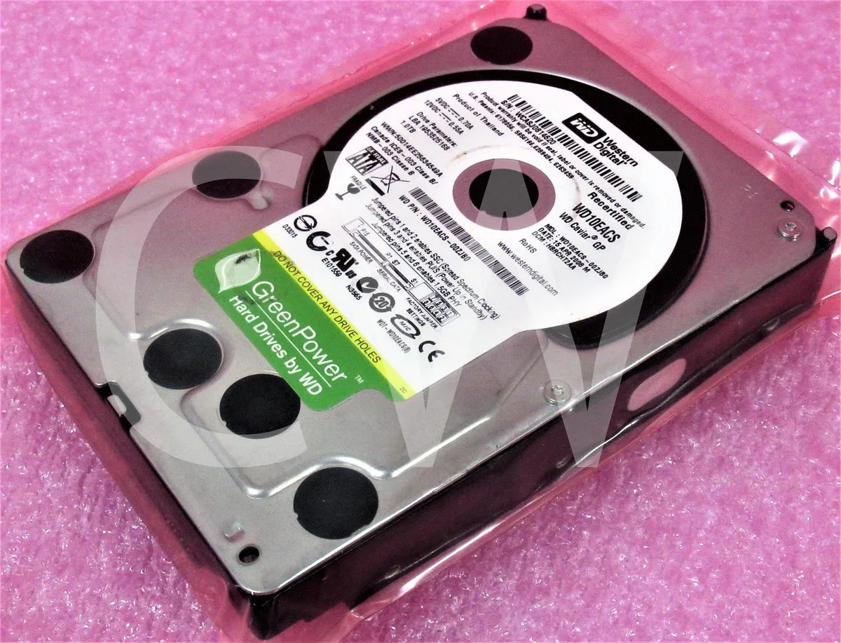 Western Digital Western Digital WD10EACS Caviar Green 1TB 7200RPM 16MB 3.5" SATA internal hard drive — fotografia produktu