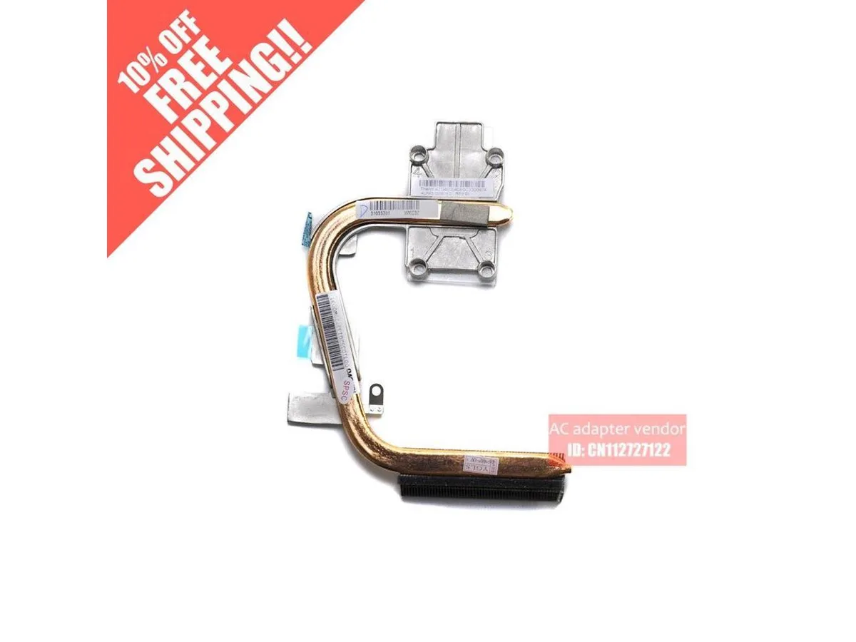 Copper heatsink with fins for Lenovo laptops