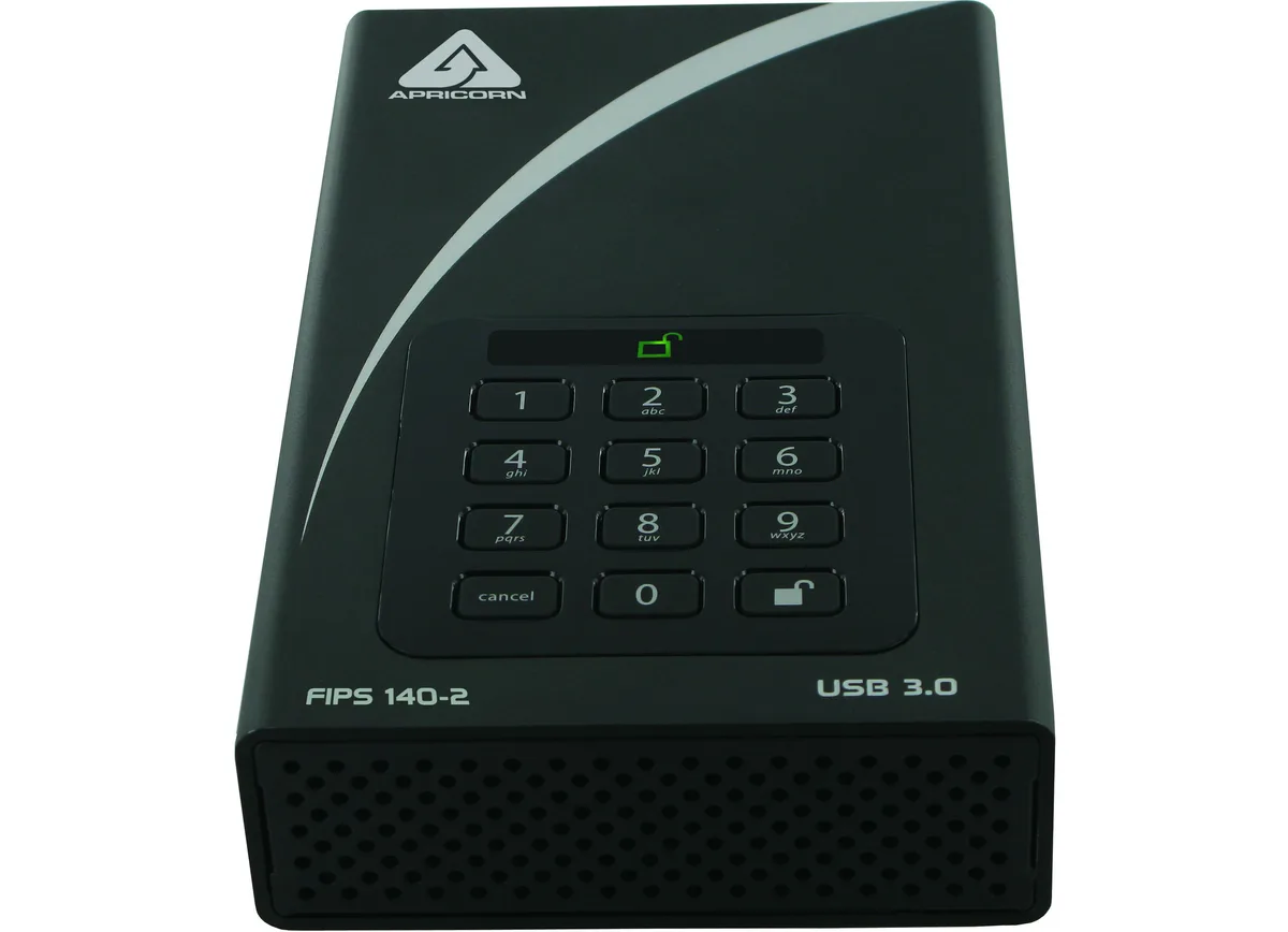 Apricorn Apricorn ADT-3PL256F-12TB 12TB external hard drive — 제품 사진