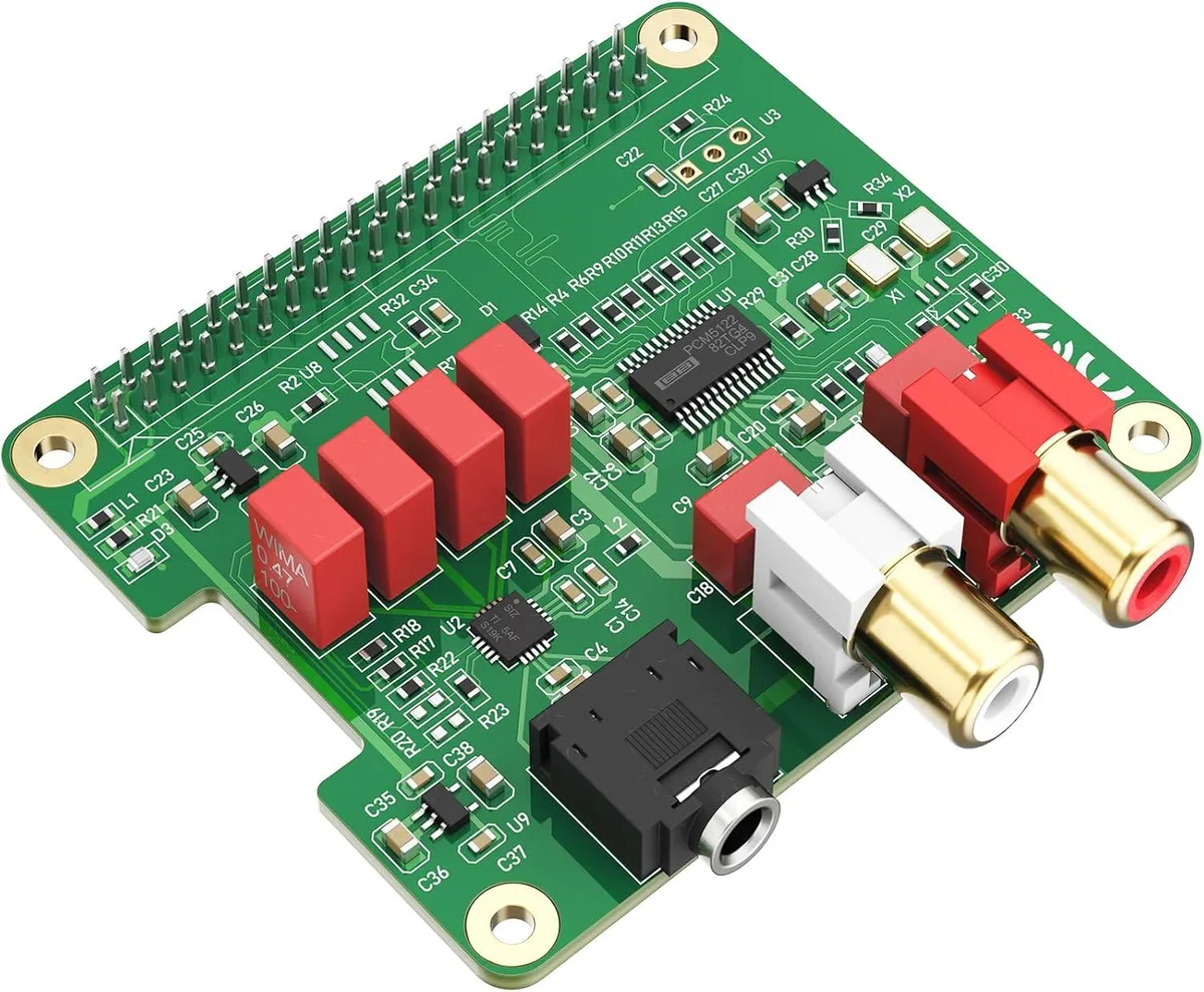 MCDODO MCDODO HiFi DAC HAT PCM5122 384kHz/32bit 112dB SNR RCA/3.5mm — toote foto