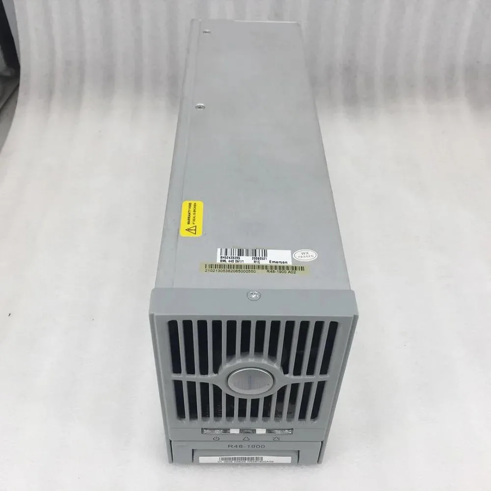 Rectangular ATX power supply unit in matte black finish