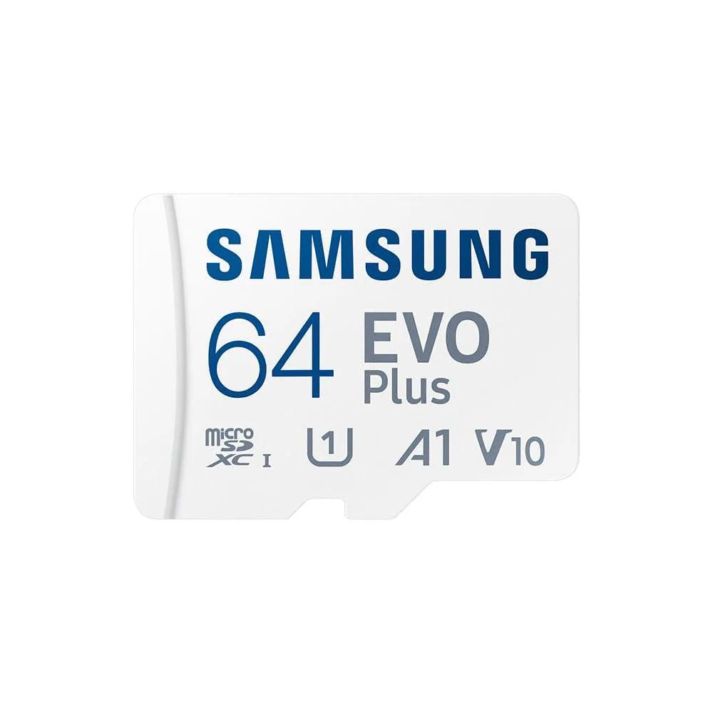 SAMSUNG SAMSUNG EVO Plus 64 GB MicroSD Card (2024) + SD Adapter — 商品照片