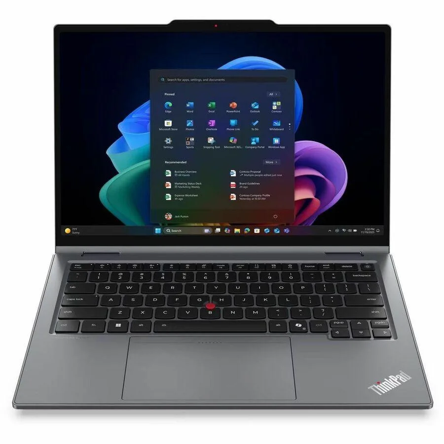 Lenovo ThinkPad X1 2-in-1 Gen 11 14 inch convertible laptop in dark finish with touchscreen display