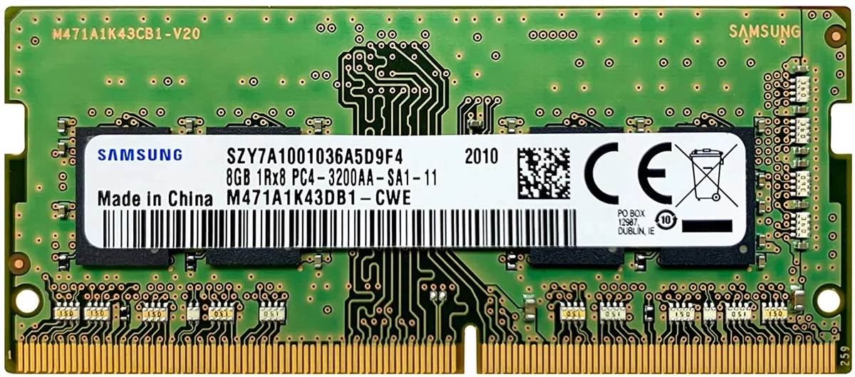 SAMSUNG SAMSUNG M471A1K43DB1-CWE 16GB DDR4-3200 laptop RAM — produktbild