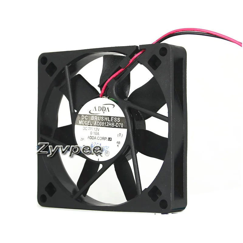 Zyvpee Zyvpee AD0812HB-D70 80mm 12V ball bearing case fan — ภาพสินค้า