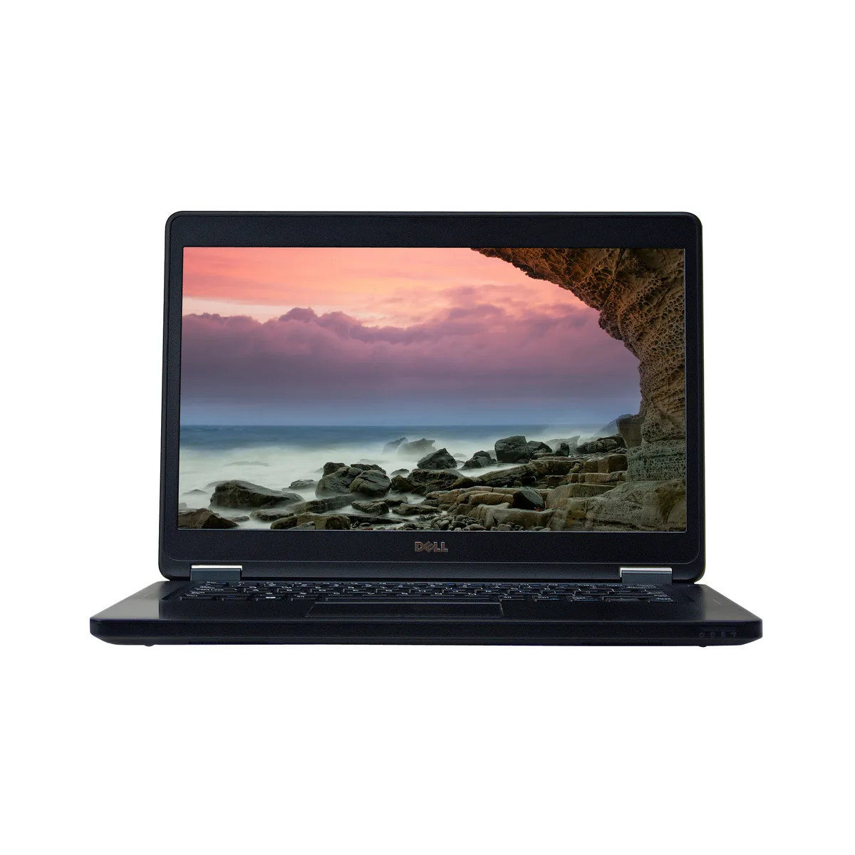 Refurbished Dell E5450 laptop, 14 inch matte screen, worn chassis, no webcam
