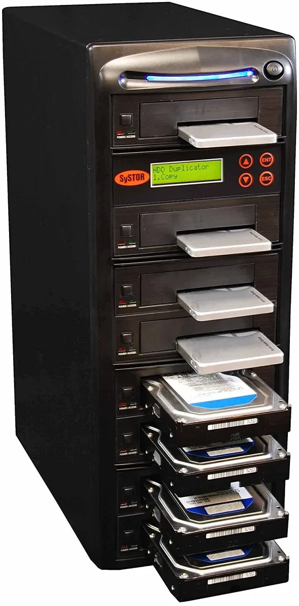 Systor Systor 1:7 SATA Duplicator &amp; Sanitizer 36GB/min 600MB/sec 128MB (SYS607DP) — zdjęcie produktu