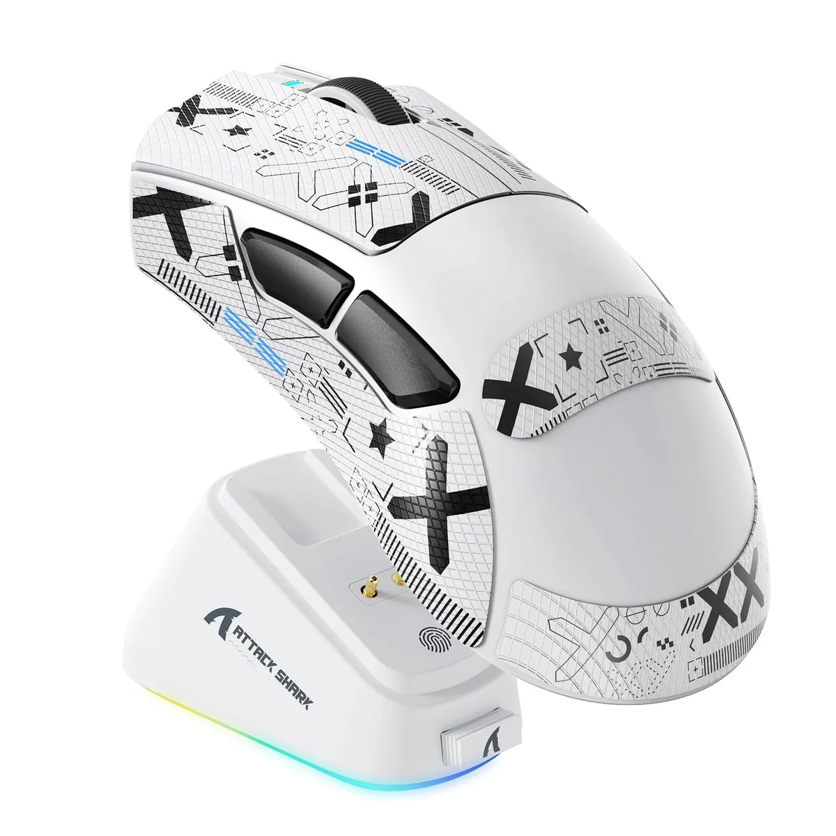 ATTACK SHARK V3PRO Gaming Mouse 25K DPI 1K Polling 62g PixArt 3311 — 商品写真