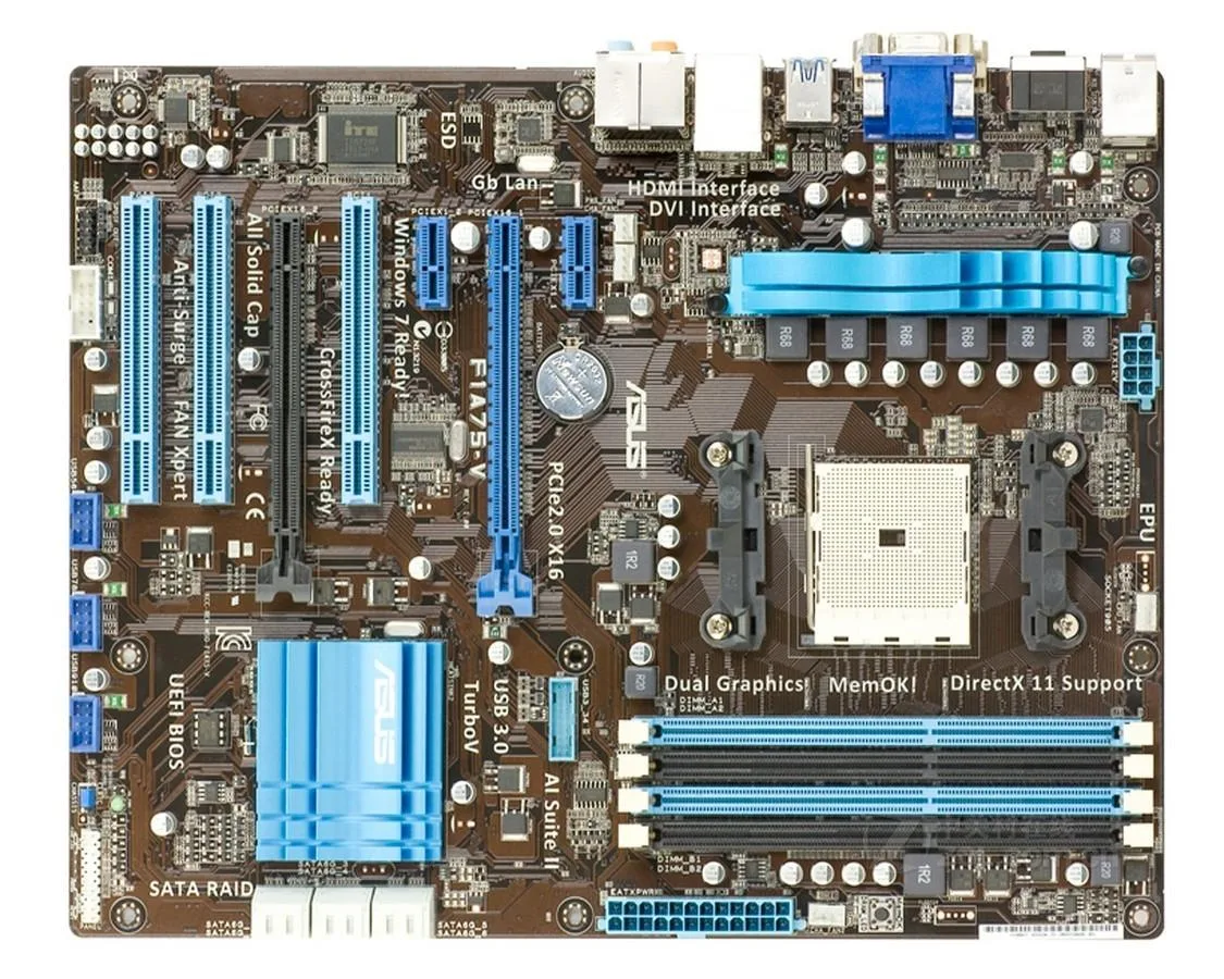 ASUS ASUS F1A75-V AMD A75 DDR3 64GB ATX Motherboard — photo du produit