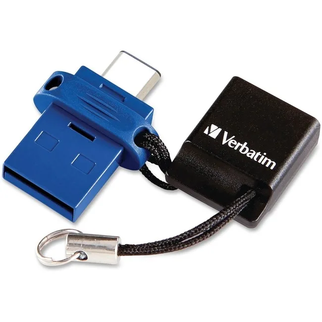 VERBATIM VERBATIM 99155 64GB USB 3.0 Dual USB-C/A Flash Drive — תמונת המוצר