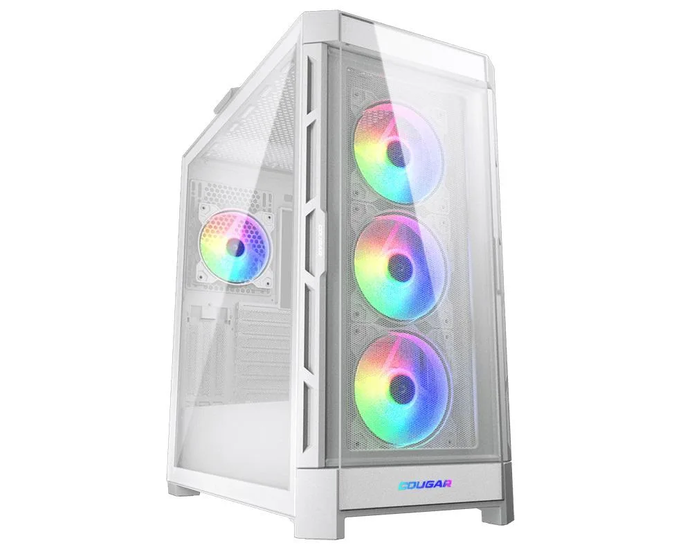 COUGAR COUGAR DuoFace Pro RGB White ATX Mid Tower PC Case — photo du produit
