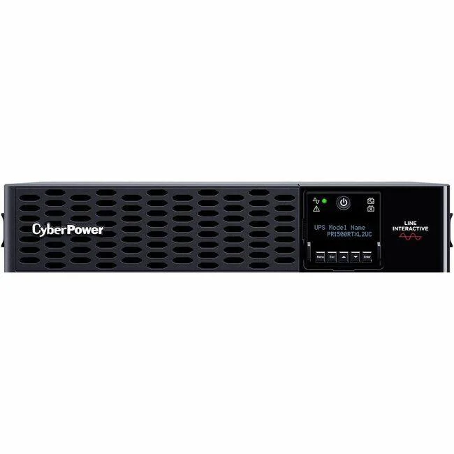 CyberPower CyberPower PR1500RTXL2UC UPS 1500VA/1500W 120V 2U Rack/Tower 8 Outlets — 商品写真