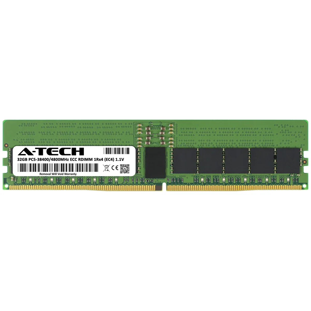 A-Tech A-Tech 32GB DDR5-4800 ECC RDIMM 1Rx4 for IBM-Lenovo 4X77A77030 4X77A77483 4X77A81439 Server RAM — product photo