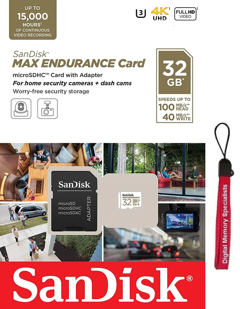 SanDisk SanDisk MAX ENDURANCE SDSQQVR-032G-GN6IA 32GB microSDHC 100MB/s — φωτογραφία προϊόντος