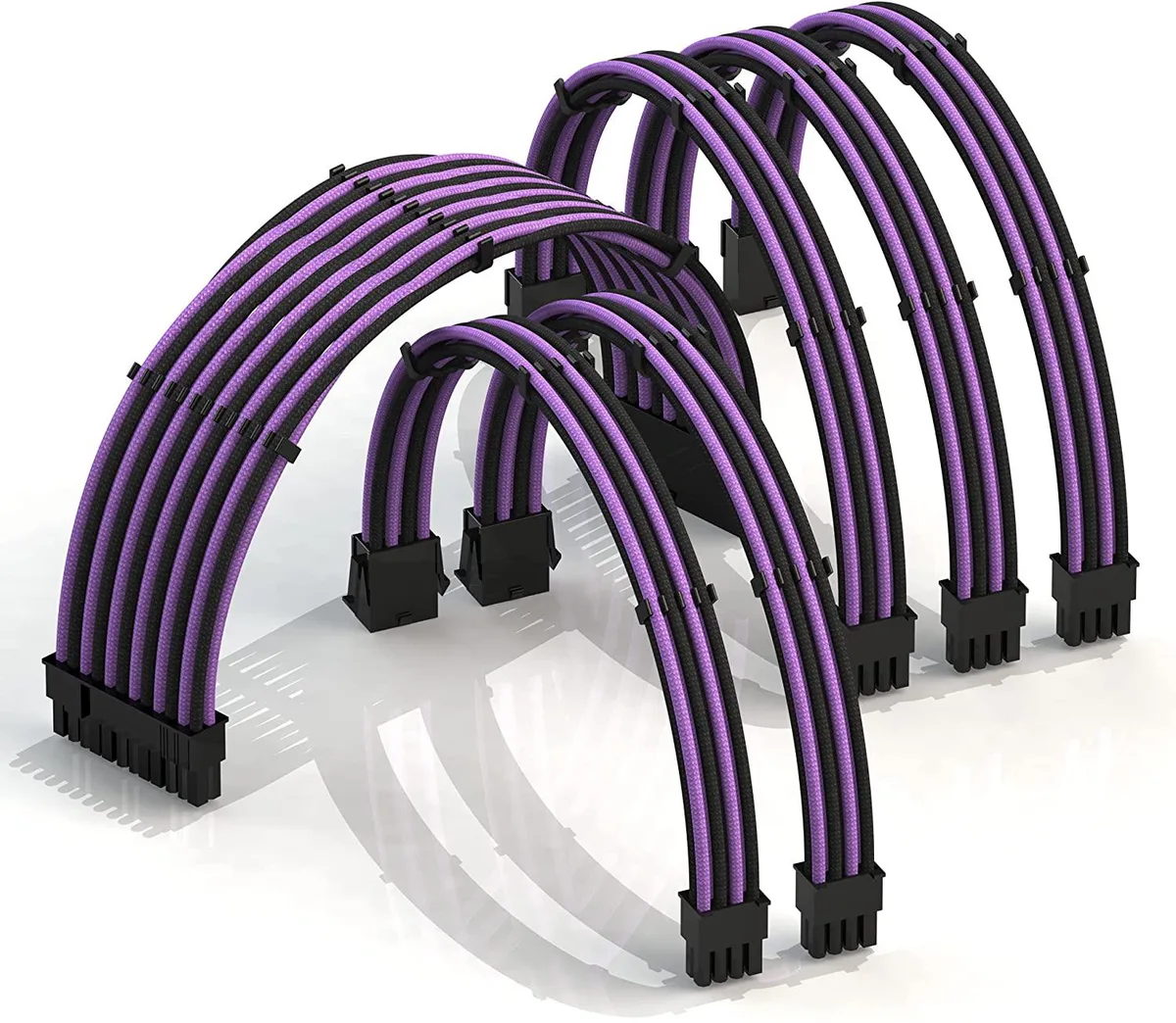 myVolts myVolts 50cm PSU Cable Extension Kit PurpleBlack — product photo