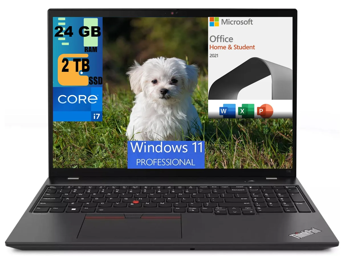 Lenovo Lenovo ThinkPad T16 laptop i7-1355U 24GB 2TB 16" FHD+ — photo du produit