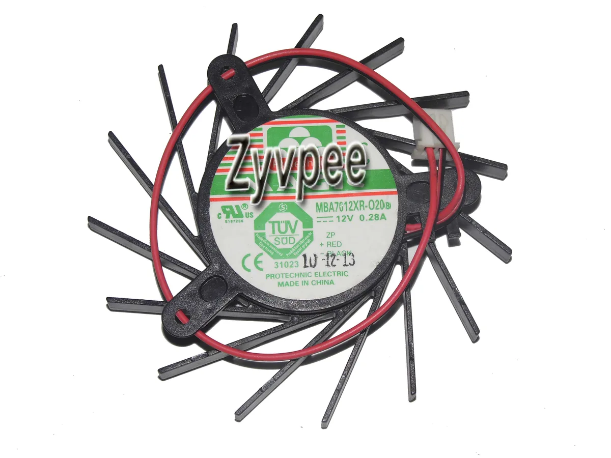 OEM Industries OEM Industries MBA7012XR-O20 Frameless Fan 12V 0.28A 2-Pin — 商品写真