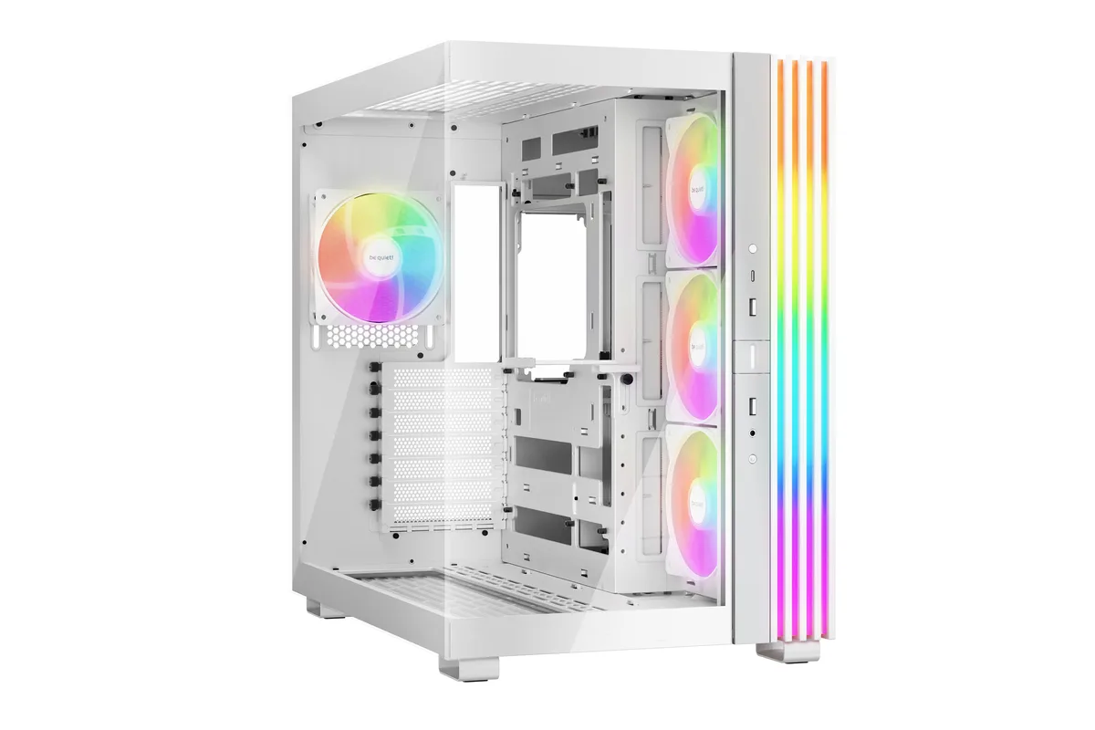 be quiet! be quiet! BGW68 LIGHT BASE 600 LX White PC case — 商品写真