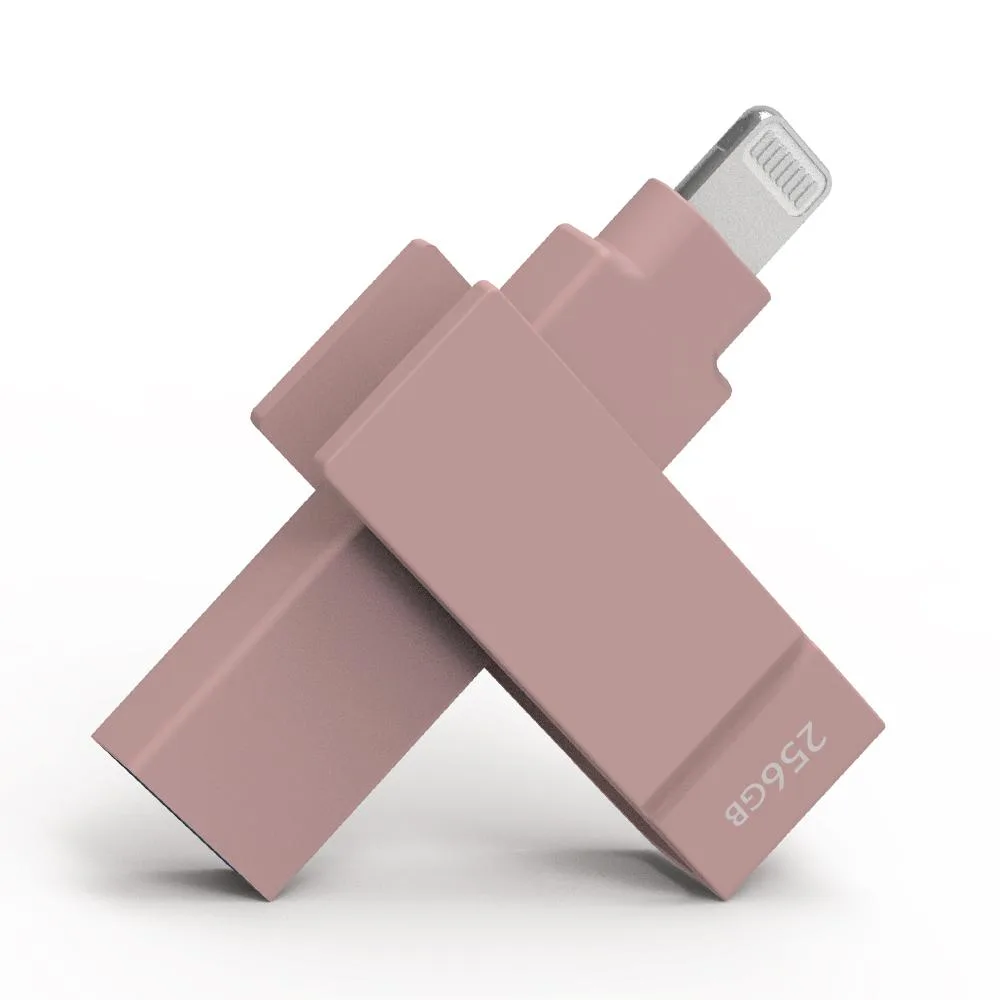 PIODATA PIODATA iXflash 256GB USB 3.0 Lightning Pink — preces foto