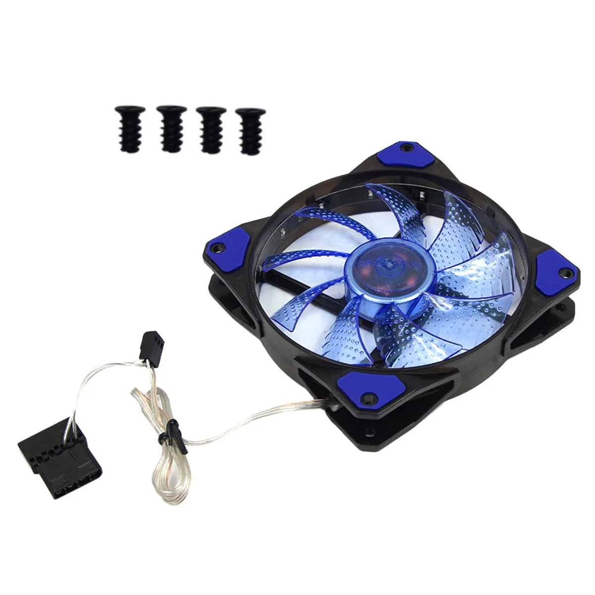 Shenzhen ZYX Science &amp; Technology Co Shenzhen ZYX Science &amp; Technology Co 120mm 32 LED Case Fan Blue/Black — product photo